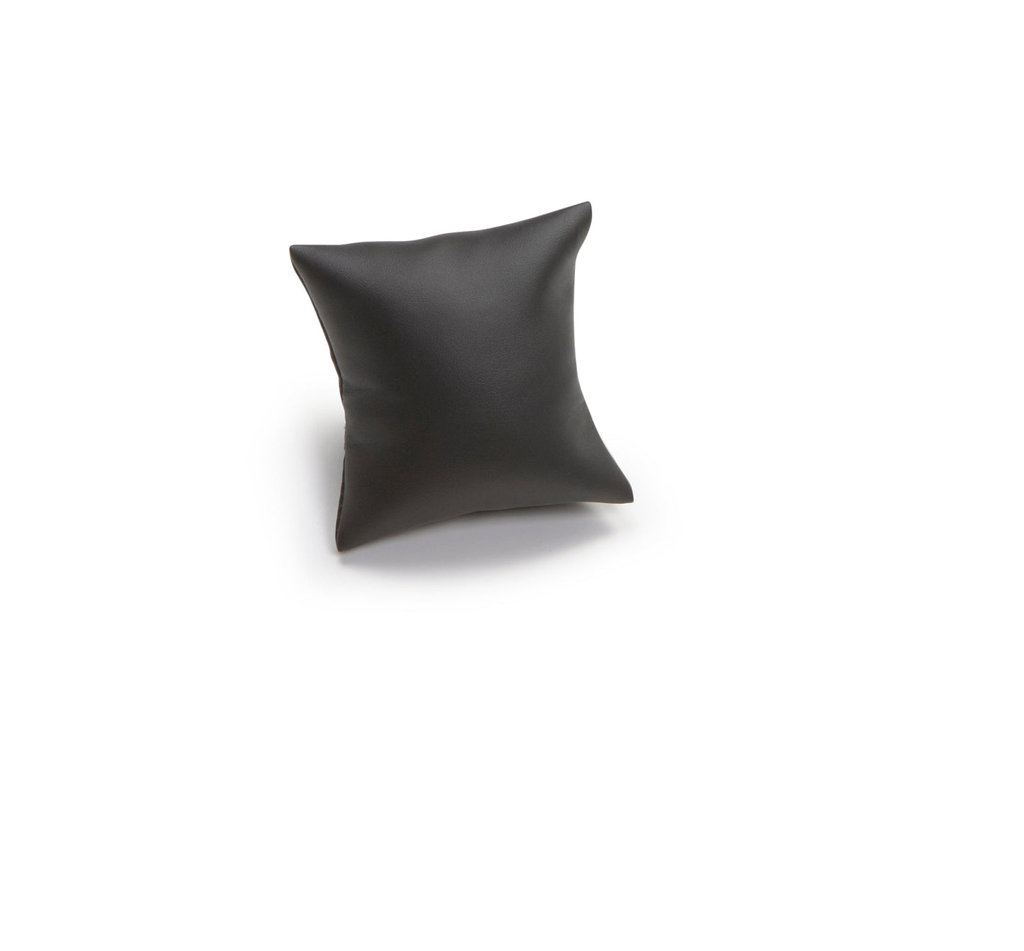 Black Leatherette Pillow