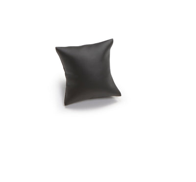 Black Leatherette Pillow