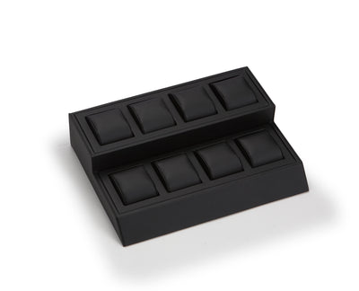 Black Leatherette 8 Watch Display