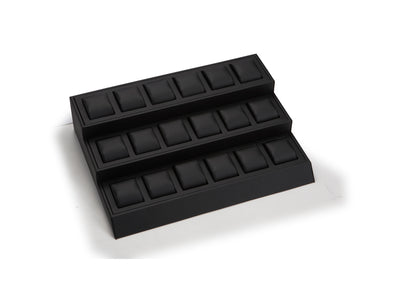 Black Leatherette 18 Watch Display