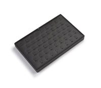 Black Leatherette 51 Clip Ring Tray