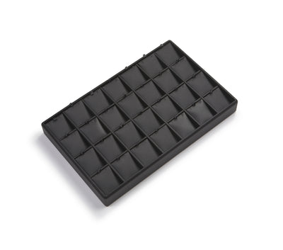 Black Leatherette 28 Pendant Tray