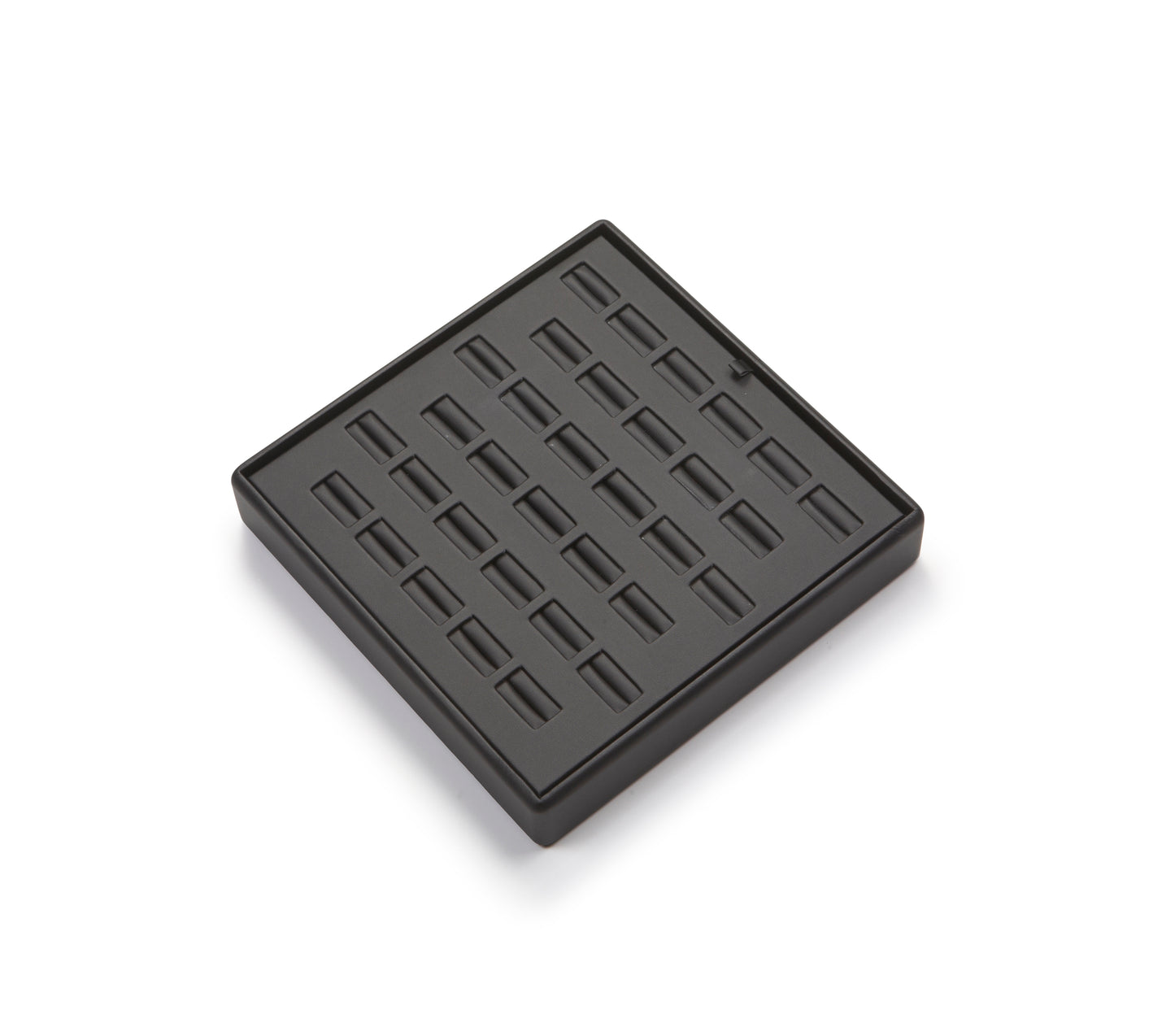 Black Leatherette 33 Slot Ring Tray