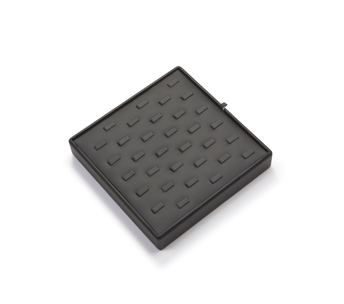 Black Leatherette 33 Ring Clip Tray