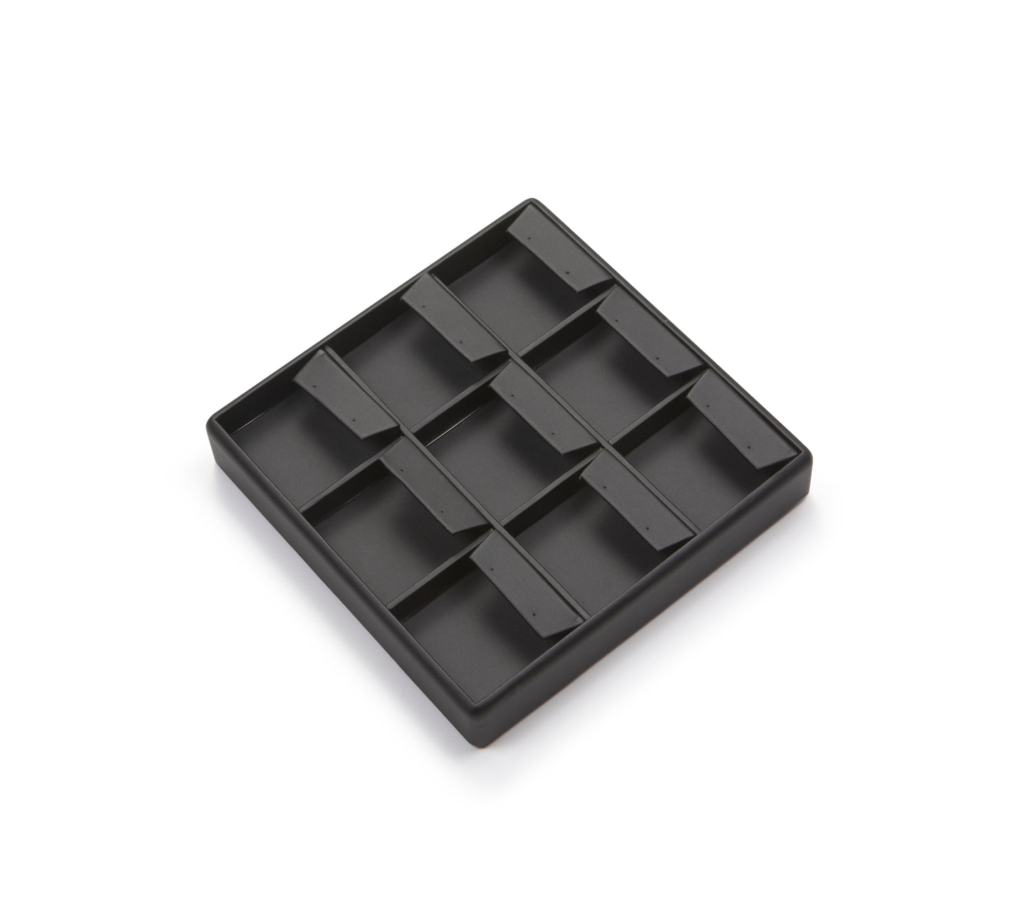 Black Leatherette 9 Earring Tray