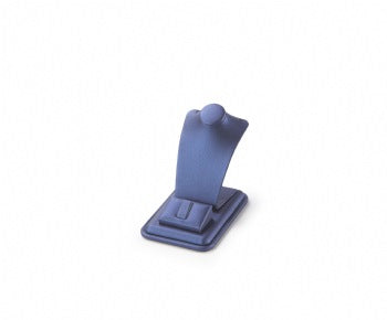 Navy Blue Leatherette Pendant/Ring Stand