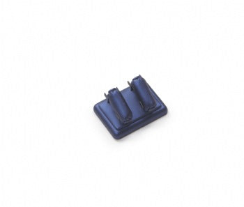 Navy Blue Leatherette 2 Ring Stand