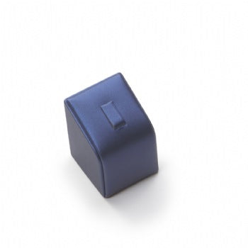 Navy Blue Leatherette Ring Clip Stand