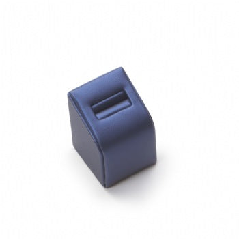 Navy Blue Leatherette 1 Ring Slot Stand
