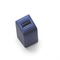 Navy Blue Leatherette 1 Ring Slot Stand