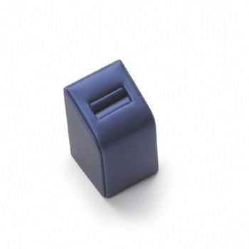 Navy Blue Leatherette 1 Ring Slot Stand