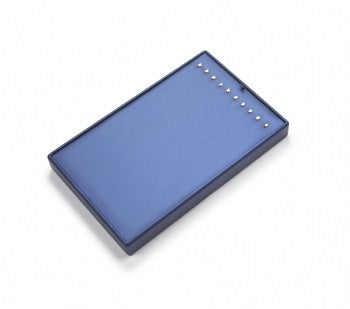 Navy Blue Leatherette 10 Chain Tray