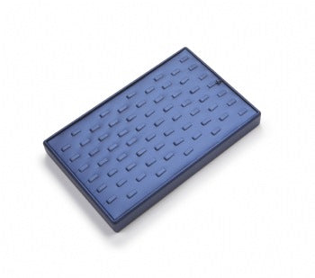 Navy Blue Leatherette 65 Clip Ring Tray