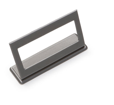 Silver Gray Leatherette 4 Pairs Earring Stand