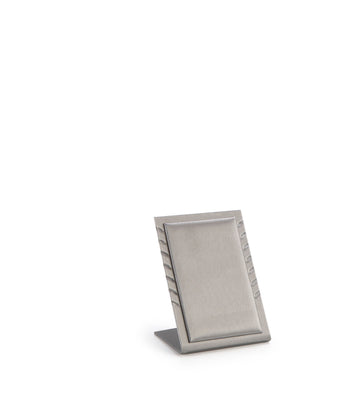 Silver Gray Leatherette 7 Pendant Stand
