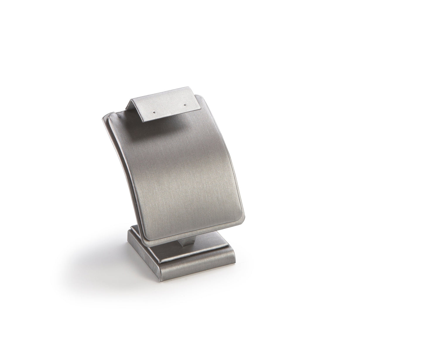 Silver Gray Leatherette Earring/Pendant Stand