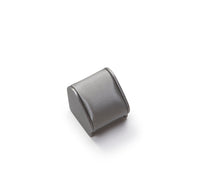 Silver Gray Leatherette Watch Stand