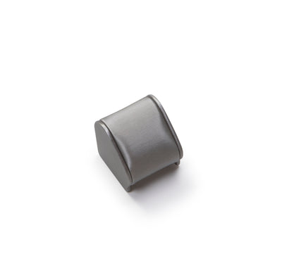 Silver Gray Leatherette Watch Stand