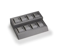 Silver Leatherette 8 Watch Display