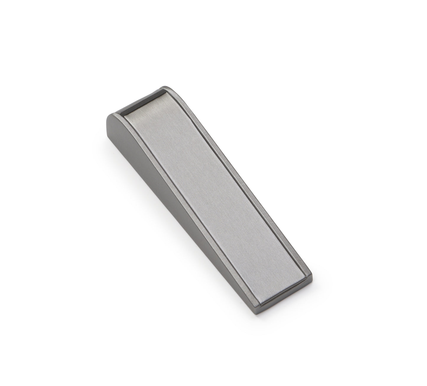 Silver Gray Leatherette Thick Bracelet Dome