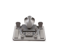 Silver Gray Leatherette Window Display Set