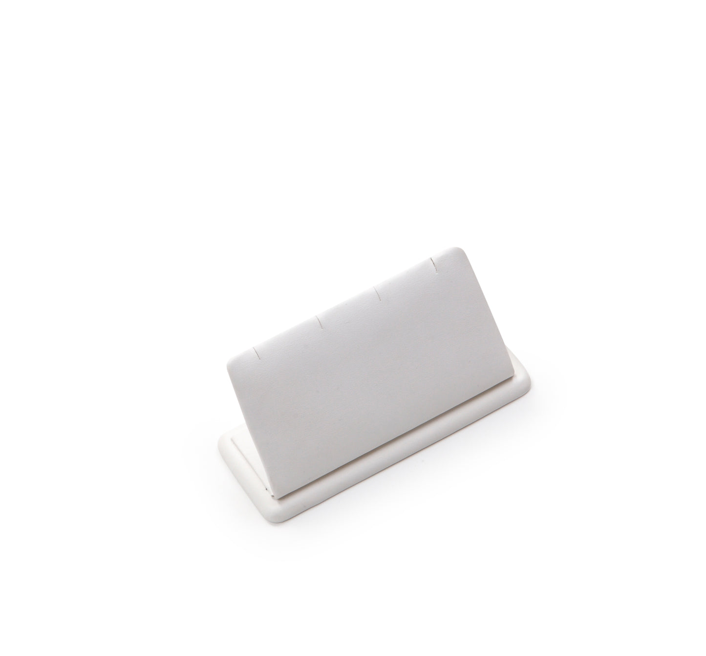 White Leatherette 2 Pendant Stand