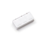 White Leatherette 3 Pendant Stand
