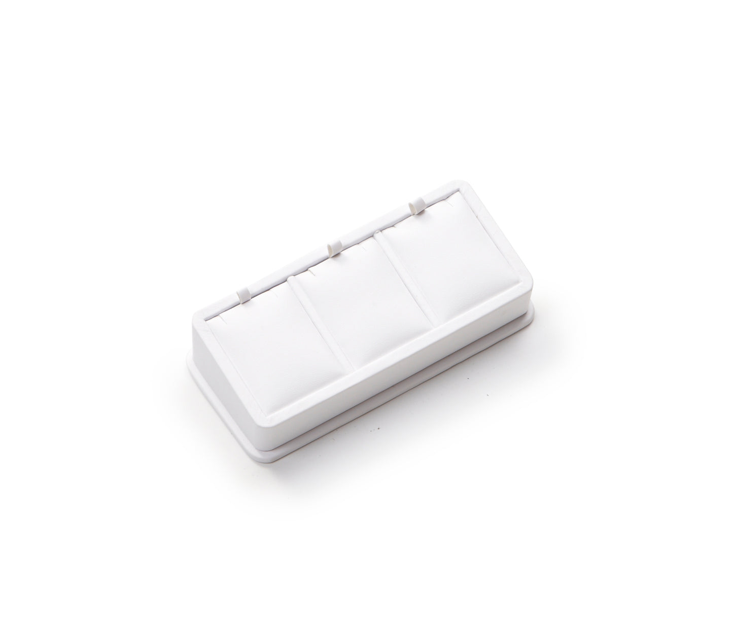 White Leatherette 3 Pendant Stand