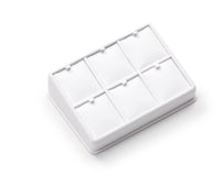 White Leatherette 6 Pendant Stand