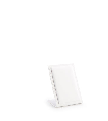White Leatherette 7 Pendant Stand