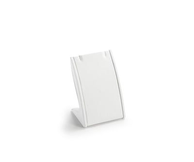 White Leatherette Pendant Stand