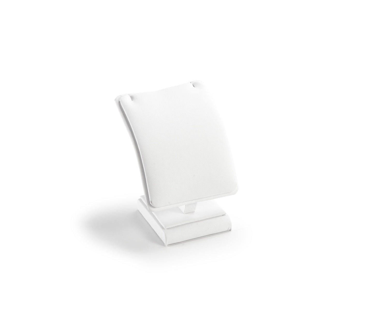 White Leatherette Pendant Stand