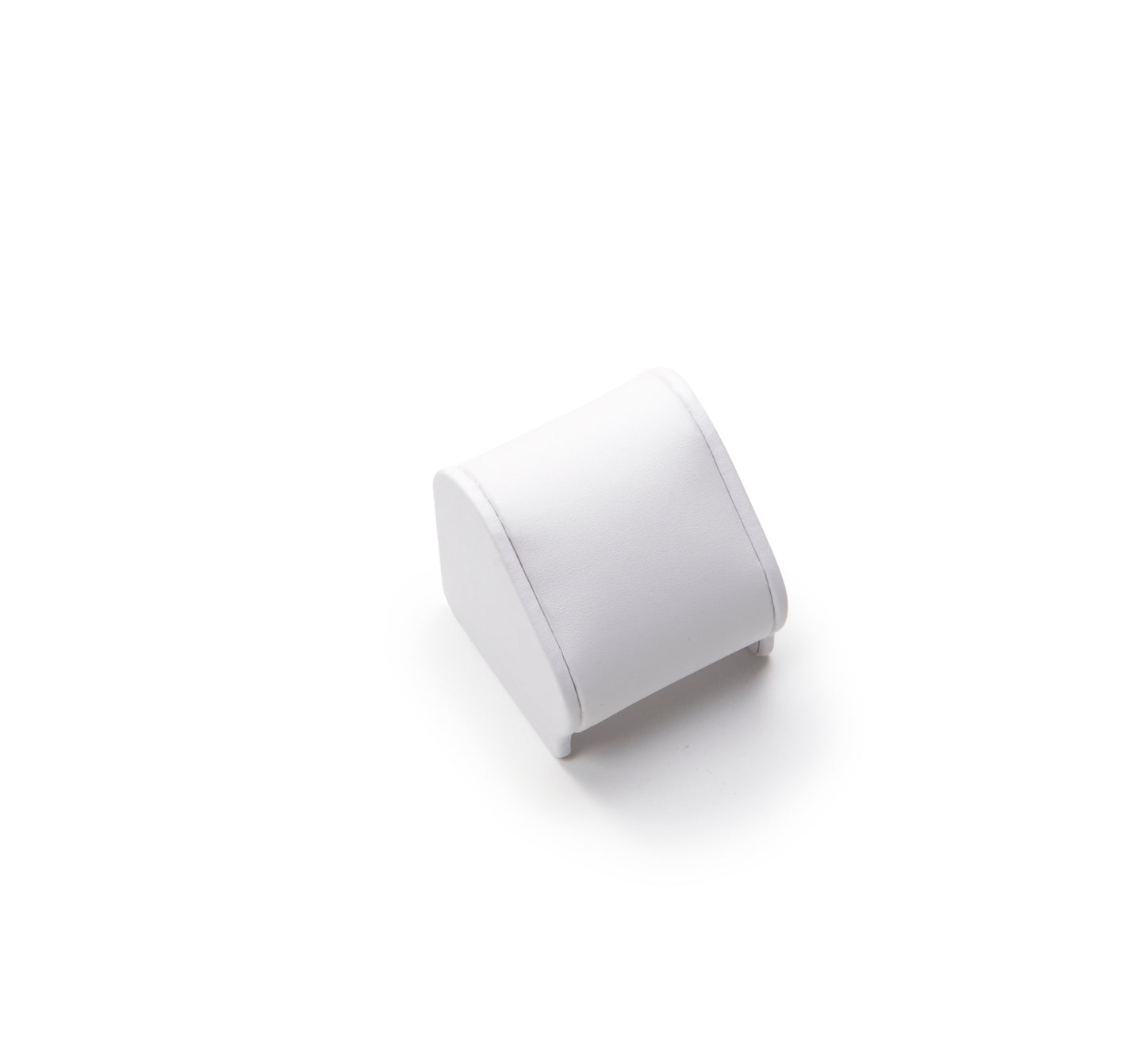 White Leatherette Watch Stand