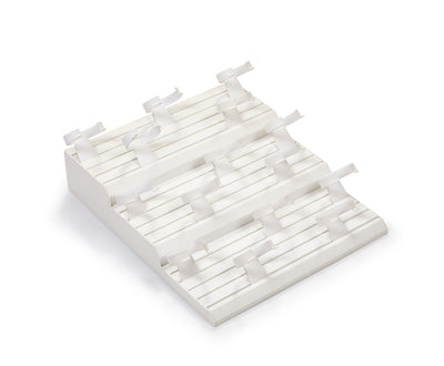 White Leatherette Watch Display