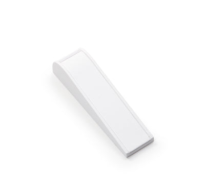 White Leatherette Thick Bracelet Dome