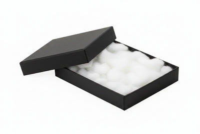 Black Cotton Filled Boxes 3.15