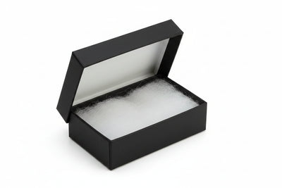 Black Cotton Filled Boxes 2.5 x 1.5