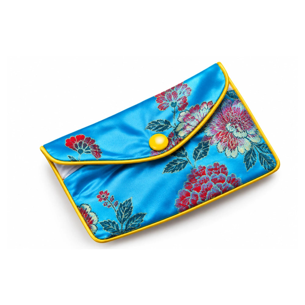 Assorted Chinese Zip Pouches 3½" x 3"