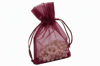 Flat Bottom Organza with Rattail String 3 1/2 x 5 x 1 1/2