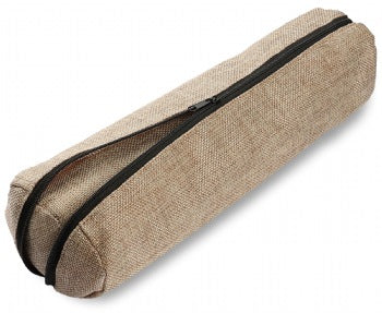 Novel Box Burlap Velvet Bangle Watch Bracelet Soft Cushioned Roll Display