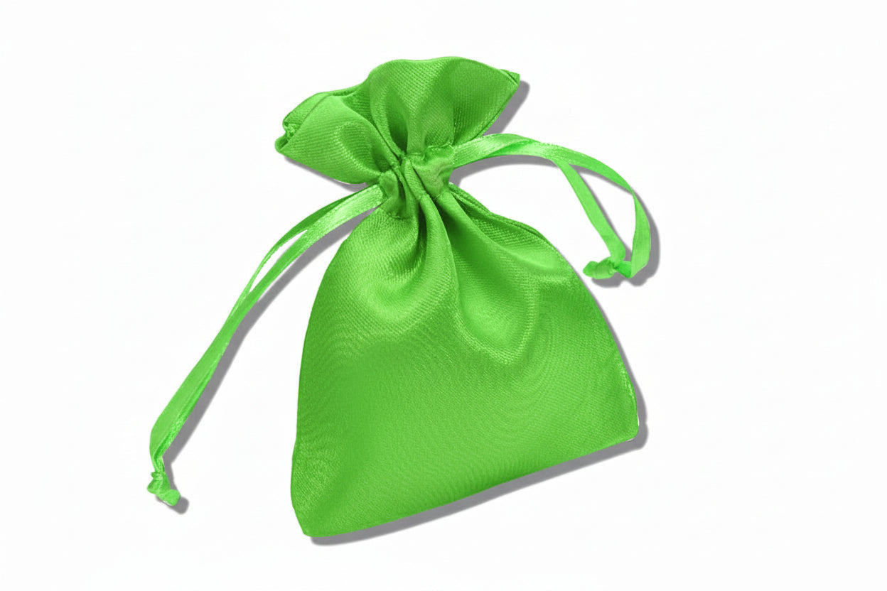 Square Satin Drawstring Pouch 