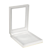 White Window Leatherette Large Set Box