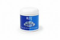 Blitz gem and jewelry cleaner container on a white background