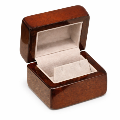 High Veneer Premium Wood Earring Box