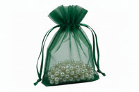 Flat Bottom Organza with Rattail String 3 1/2 x 5 x 1 1/2