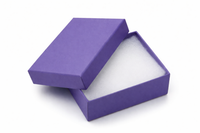 Purple jewelry box