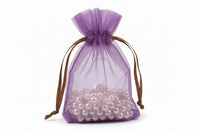 Flat Bottom Organza with Rattail String 3 1/2 x 5 x 1 1/2