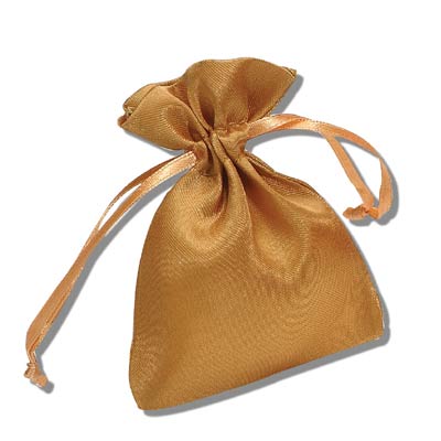 Square Satin Drawstring Pouch 
