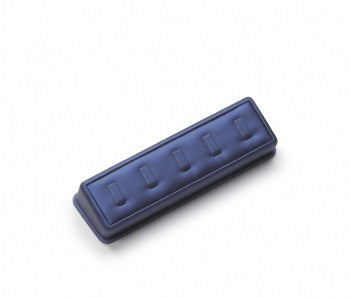 Navy Blue Leatherette 5 Ring Clip Stand