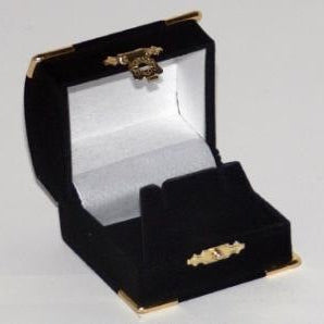 Velour Treasure Chest Small Earring Box